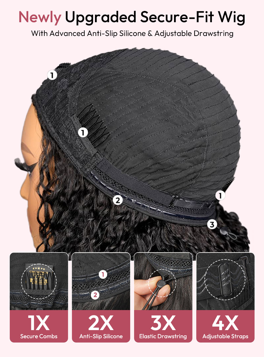 Upgraded Secure-Fit Wig