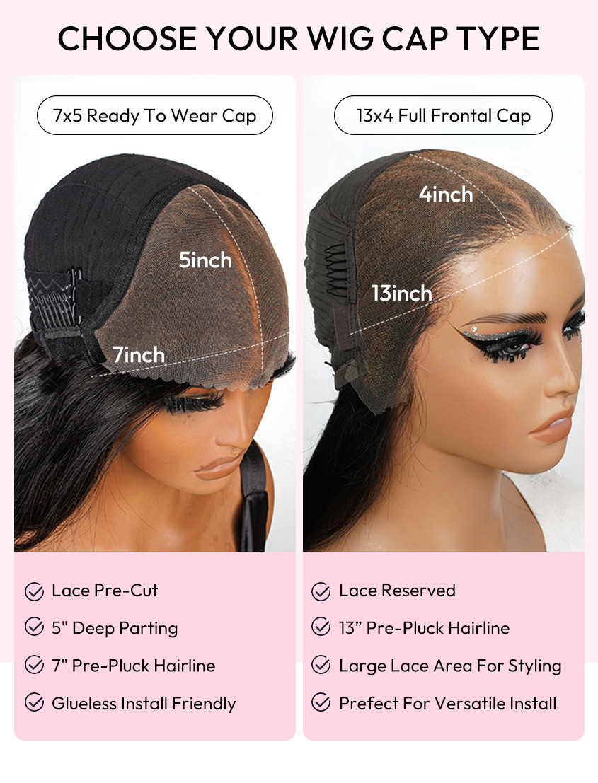 CHOOSE YOUR WIG CAP TYPE