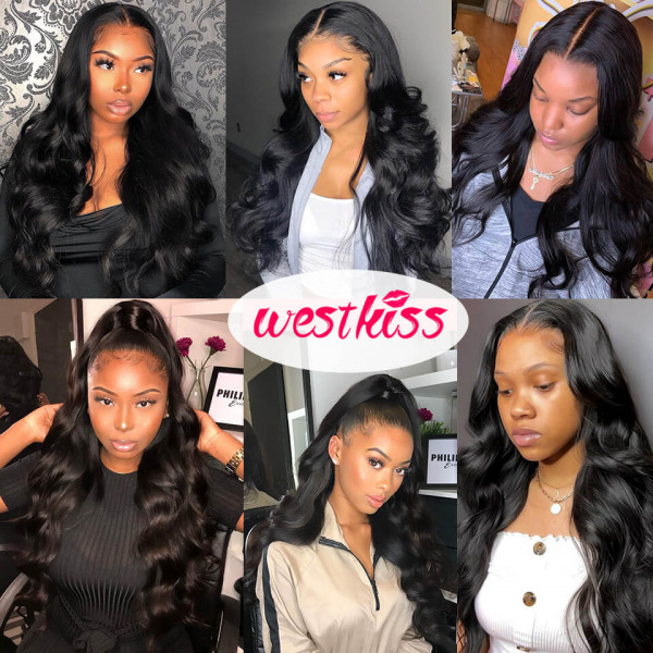 West Kiss Hair Transparent Lace Wigs Back To Stock