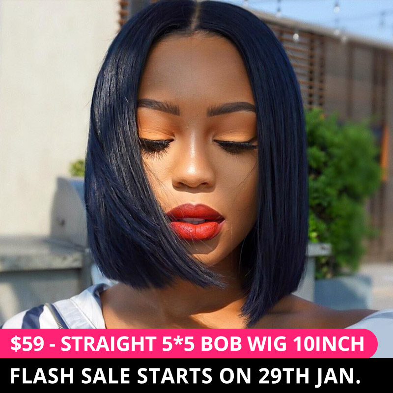 Only $59 - Straight Bob Wig Flash Sale