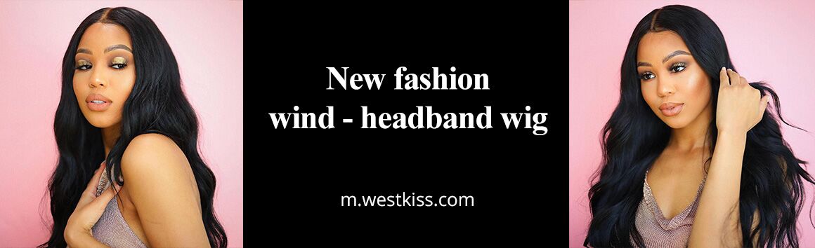 New fashion wind - headband wig