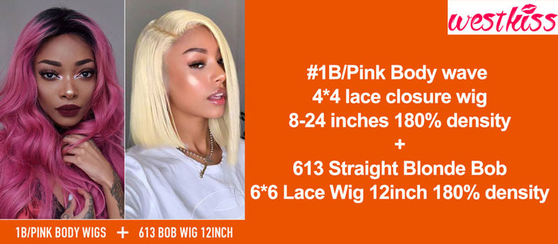 WestKiss Hair: Pay 1 Get 2 Bob Wigs Combo Deals