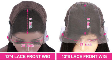 13x4 and 13x6 lace front wigs