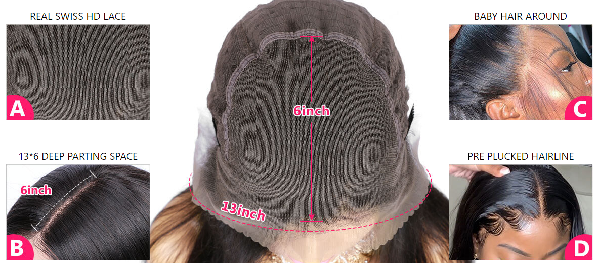 13x6 lace front wigs