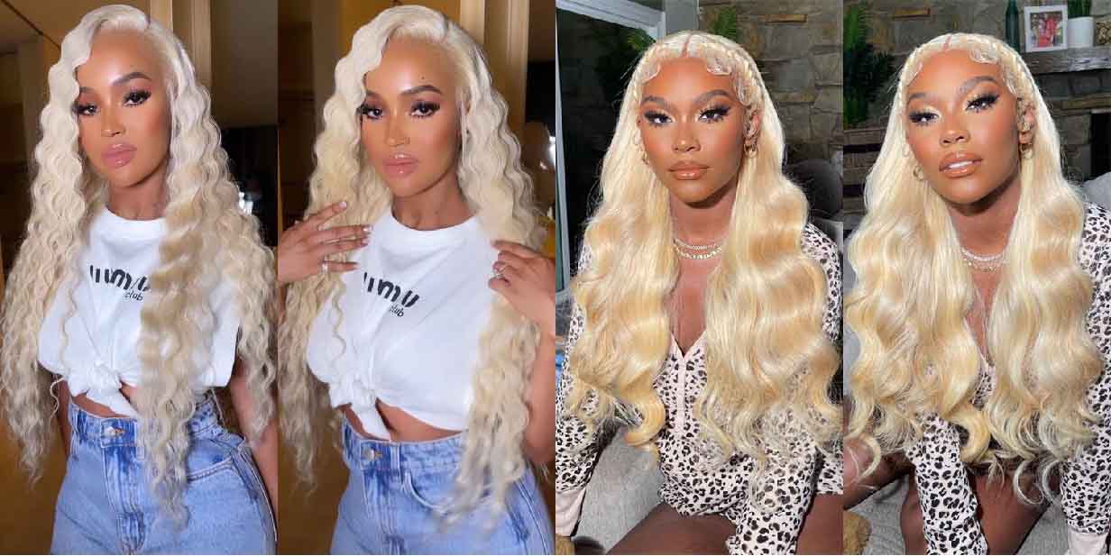 613 blonde lace front wig