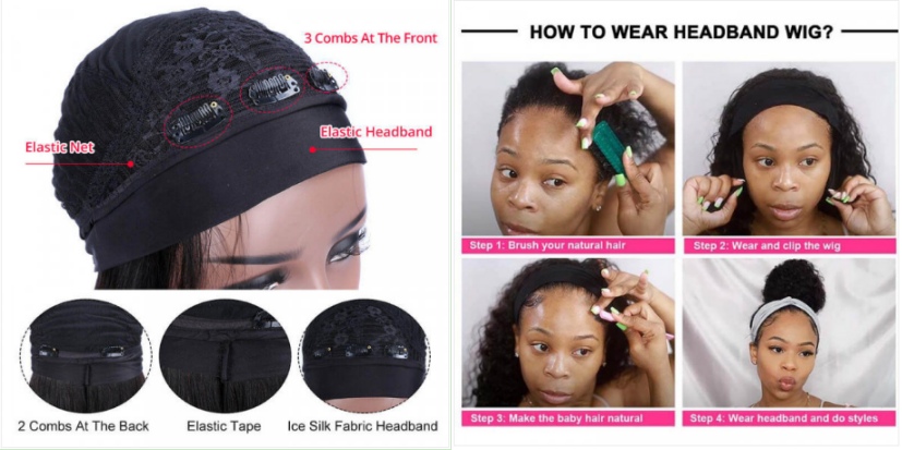 Features of Headband Wigs