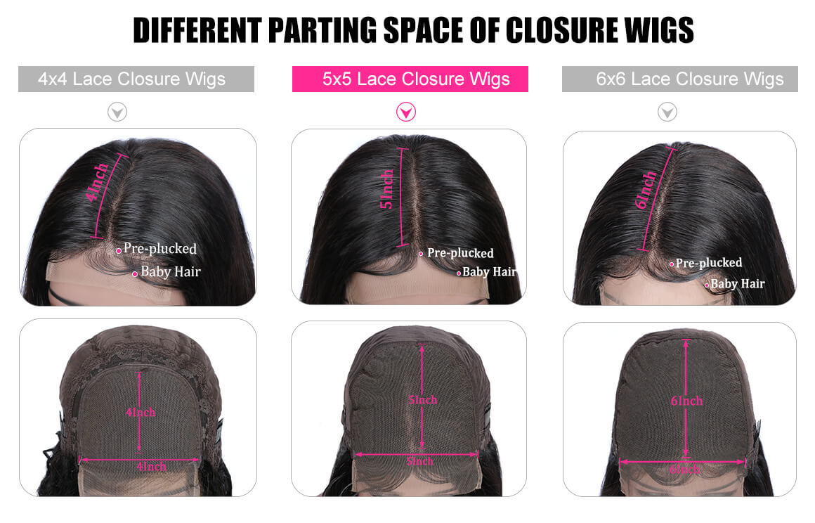 6x6 lace closure wig
