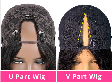 V part wig