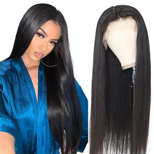 straight lace frontal human hair wig