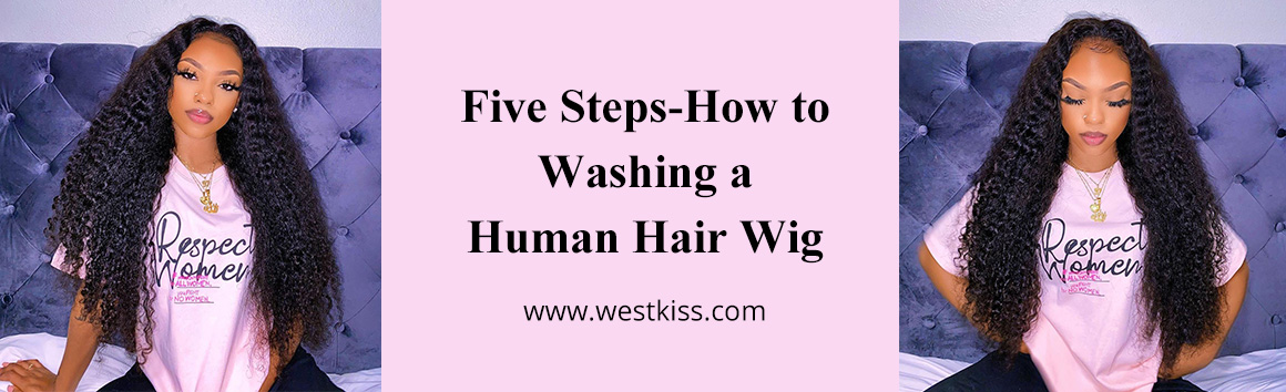 Five Steps-How to Washing a real hair lace wig