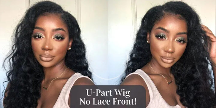 u part wig without lace front