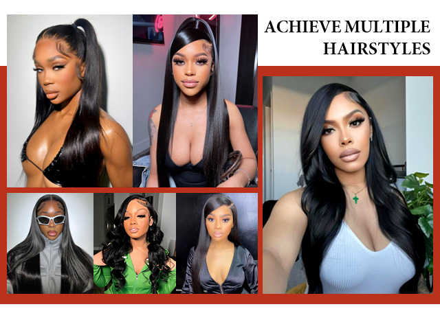 straight lace wig