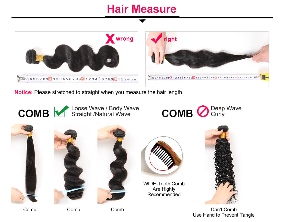 Body Wave 5*5 Lace Closures 