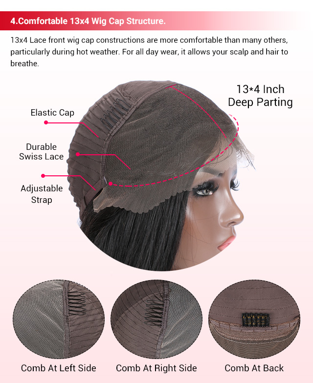 Curly Hair 13x4 Lace Front Wigs -West Kiss Hair