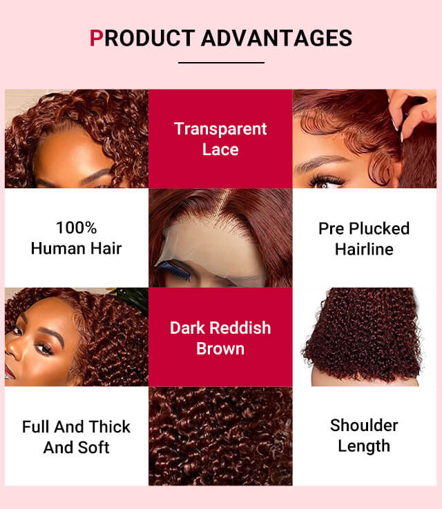 Sexy Light To Dark Reddish Brown Hair Wig - Sunber - View #9